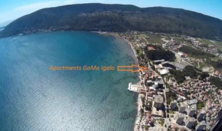 GaMa zwischen dem Igalo Institut und dem Strand, Igalo, Ferienwohnungen